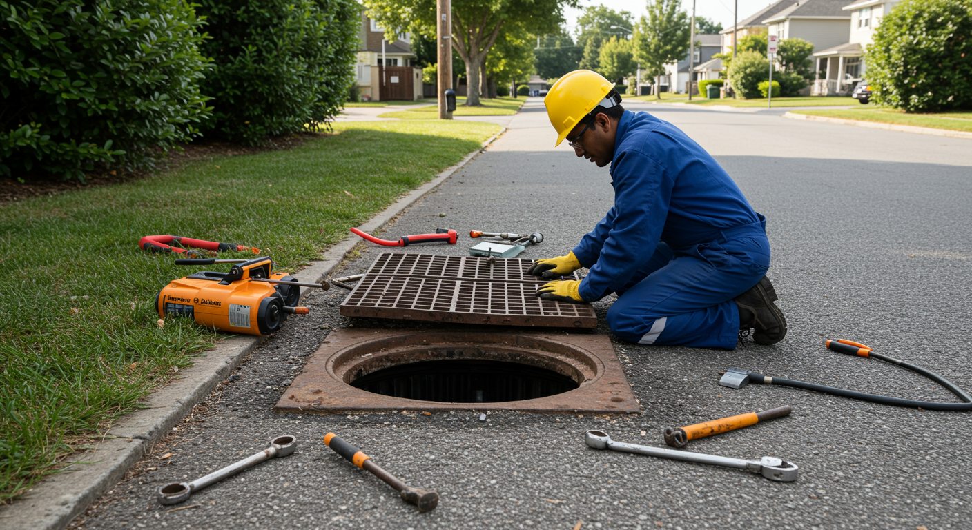 replacement of a new sewer line, fixing pipelines in streets - superior sewer solutions