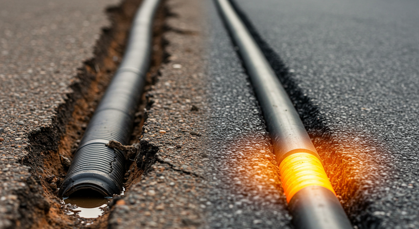 replacement of a new sewer line, fixing pipelines in streets - superior sewer solutions