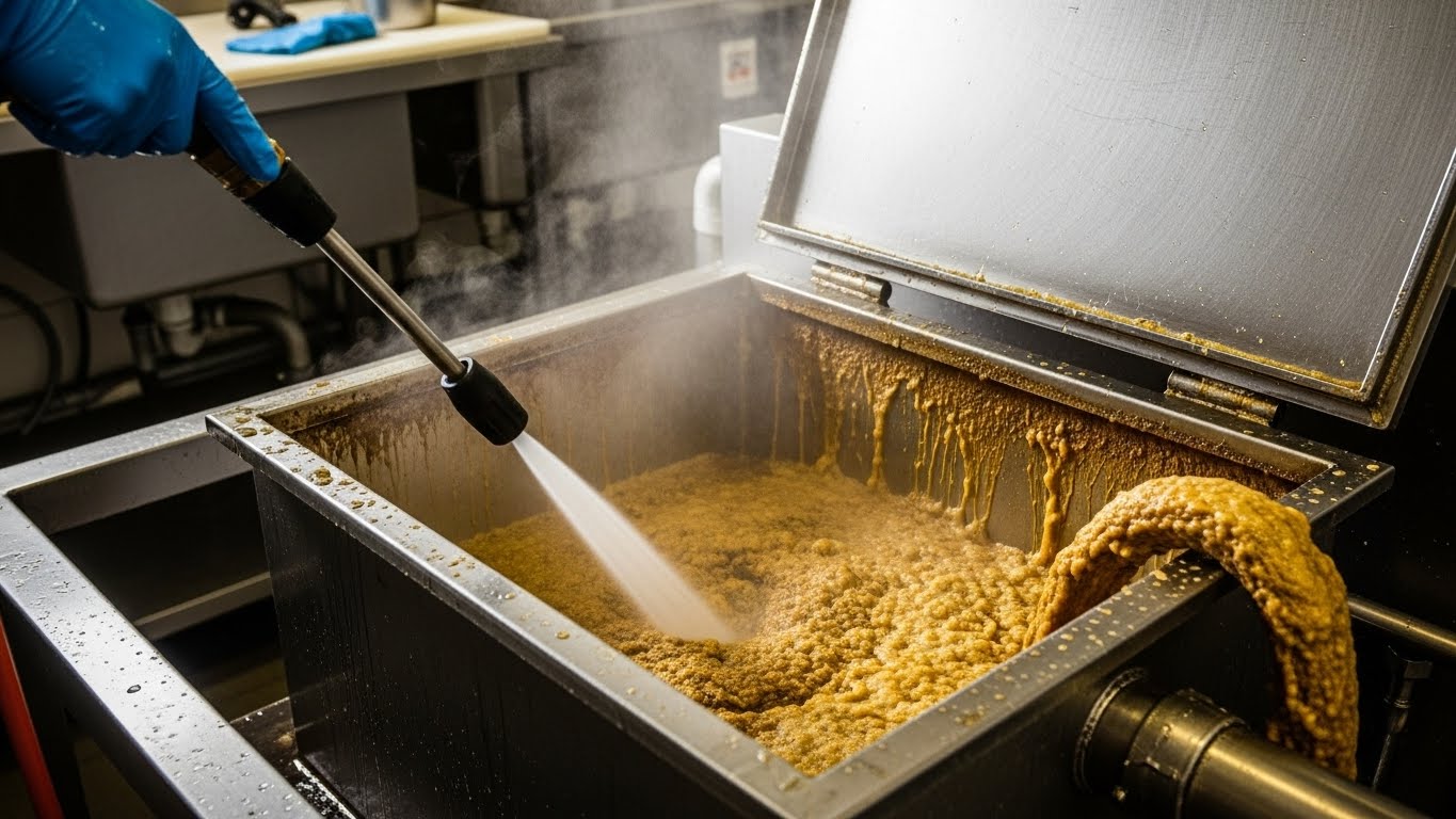 reparation of a broken cement septic tank