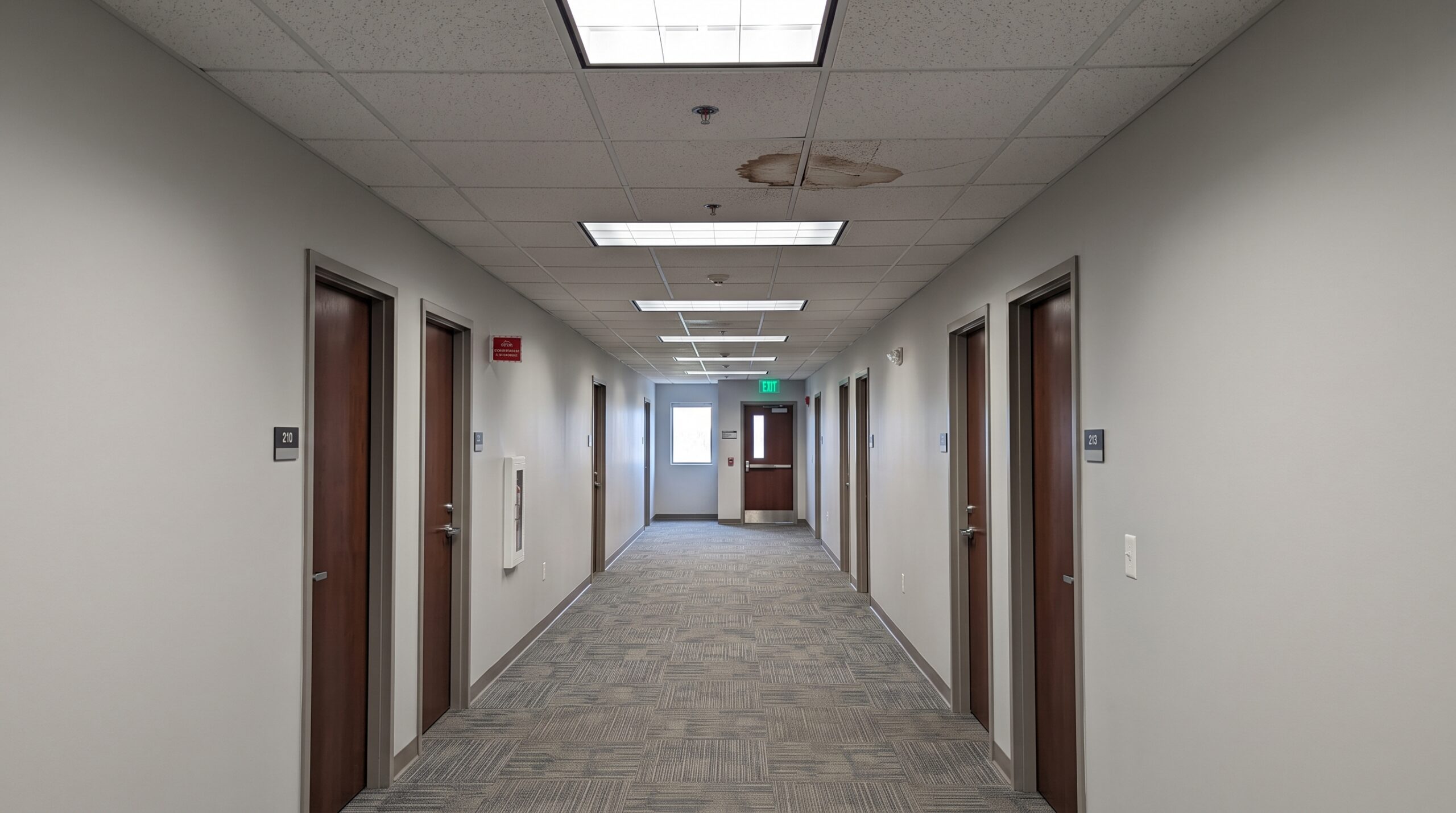 Empty_building_hallway_with_wate…_202607291646 cleaning grass traps, avoid grass obstruction in your pipelines